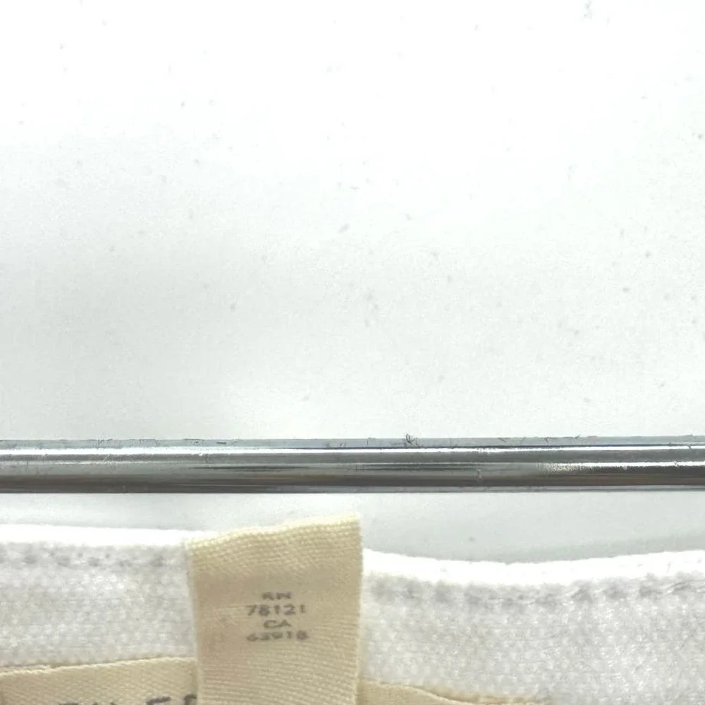 Eileen Fisher Women's White Cotton Hemp Stretch Tapered Pant Size 16 NWOT